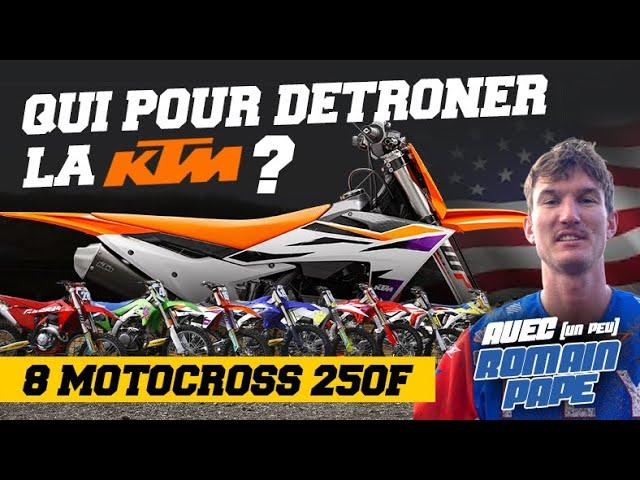 Qui peut détrôner la KTM ? - Comparatif Motocross 250F 2024