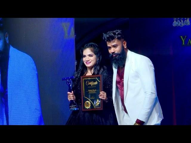 Rashmi Gowda || RAJYA RATNA AWARD || STATE GEM AWARD || YASH INTERNATIONAL ||