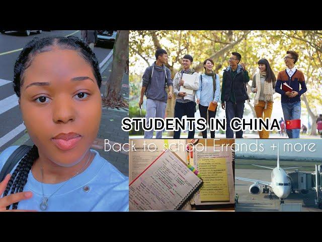 LIFE IN CHINA   AS AN INTERNATIONAL STUDENT:back to school errands + more // ZIMBABWEAN YOUTUBER