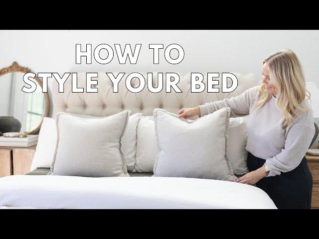 HOW TO STYLE A BED LIKE A DESIGNER | How To Make Your Bed Like a Luxury Hotel | Bedding Essentials