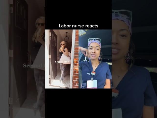 Labor Nurse Reacts! #shorts
