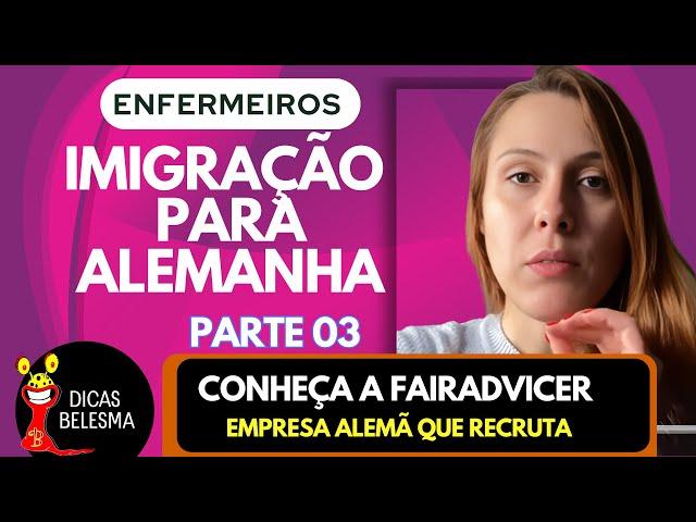 CONHEÇA COMO A FAIRADVICER, EMPRESA ALEMÃ, RECRUTA OS ENFERMEIROS. #imigraçãodeenfermeiros