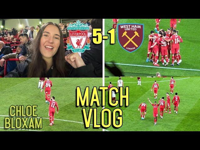 DIOGO JOTA & CODY GAKPO SCORE BRACES AS REDS RUN RIOT | Liverpool 5-1 West Ham | EFL Cup |Match Vlog