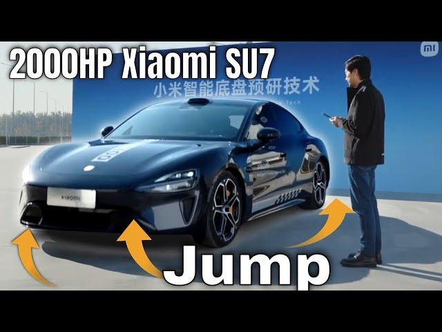 2000HP Xiaomi SU7 Quad motor Jumping & Tank Turn Demo