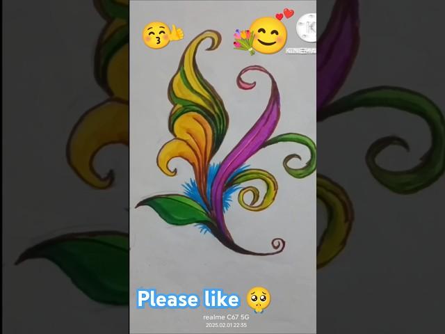 Flower design  crazy #art #drawing #painting #design
