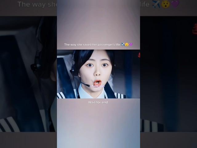 The way she saved her passenger's life ️| Flight to you | #shorts #fypyoutube #cdrama #ytshorts