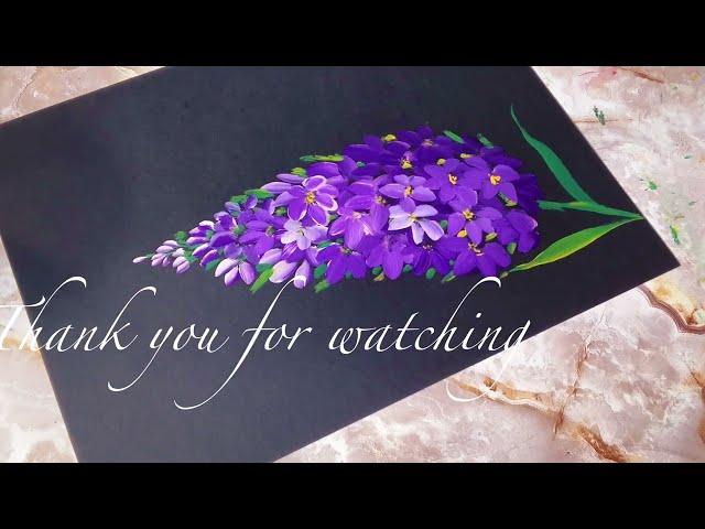 Round brush technique to create flower painting flower art Varsha Fine Art