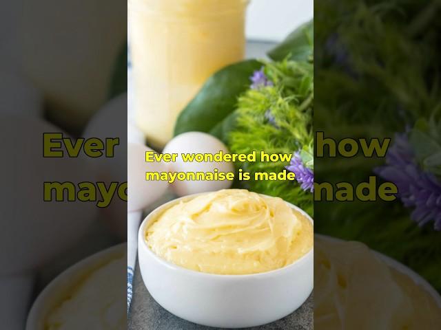 The Science Behind Mayonnaise: How It's Made! #mayonnaise #foodscience #chemistry #shorts #cooking