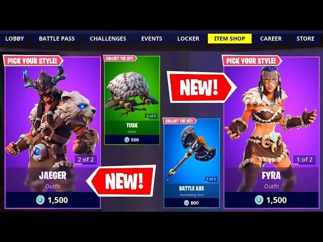 *NEW* JAEGER & FYRA skins - Item Shop Countdown - Practicing To Become Pro Ep.5 - NinjaFury