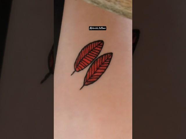 Leaf tattoo #shorts #trending #tattoo