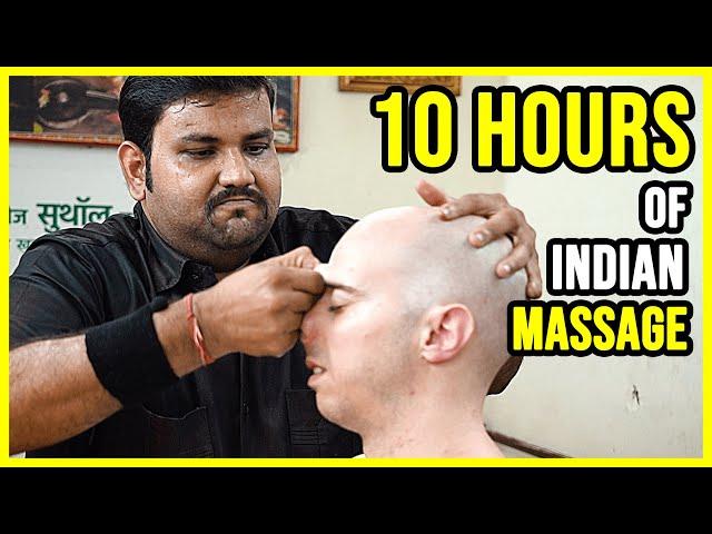 10 HOURS of the BEST ASMR BARBER INDIAN MASSAGE  SLEEP THROUGH THE NIGHT 