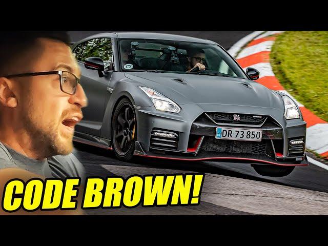 HEART ATTACK! Nissan GT-R Nismo Close Call // Nürburgring