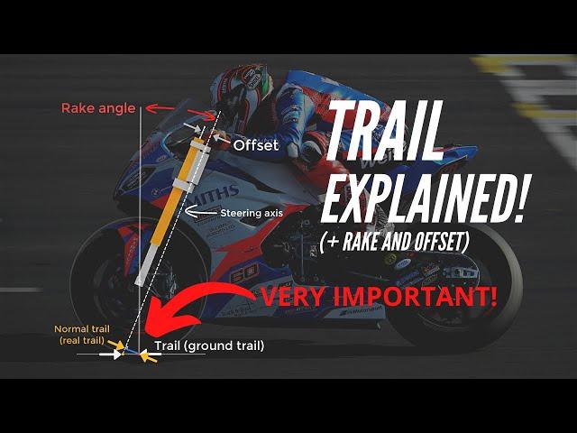 TRAIL EXPLAINED! | Motorcycle racing geometry