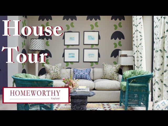 ENGLISH HOUSE TOUR | Inside a Colorful Townhome in London