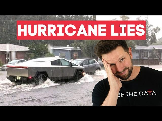 Shocking! Look What Happens to ELECTRIC Vehicles in a Hurricane! DEBUNKED