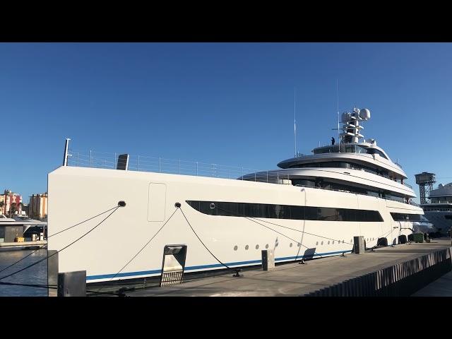 Feadship superyacht ZEN in Barcelona