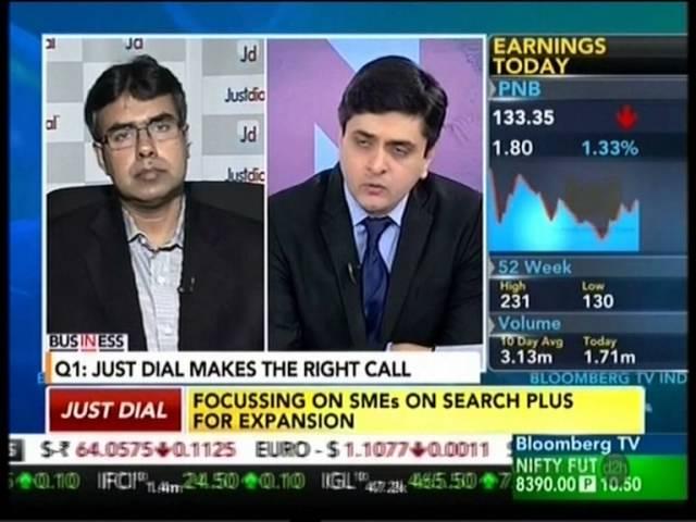 Justdial featured In Business - Bloomberg TV