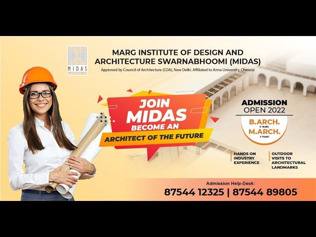MIDAS Architecture College Admission Open -2022