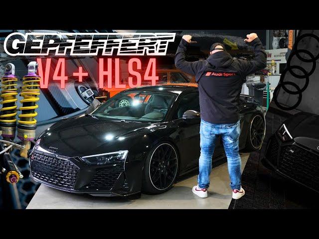 AUDI R8 FACELIFT MIT GEPFEFFERT KW V4 & HLS4 DROPKIT