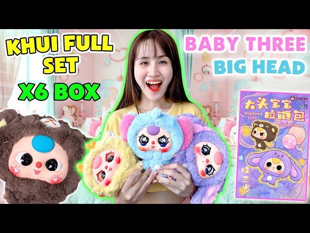 Khui FULL SET Baby Three Big Head Đầu To | Nhân Phẩm Khui Toàn Mắt Đẹp - Vê Vê Channel