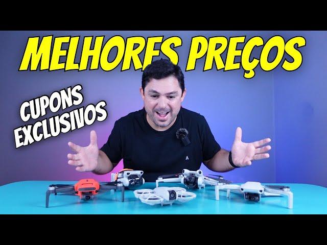 𝗟𝗢𝗨𝗖𝗨𝗥𝗔! DRONES Com os 𝗠𝗘𝗟𝗛𝗢𝗥𝗘𝗦 𝗣𝗥𝗘𝗖̧𝗢𝗦 𝗛𝗢𝗝𝗘 - DJI e FIMI