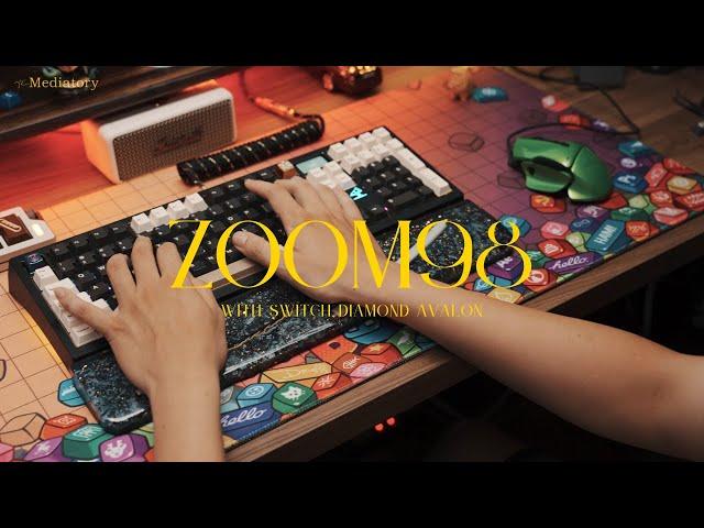 ZOOM98 BlackGold by Meletrix - The Colossus #themediatory #keyboard #zoom98 #cimematic