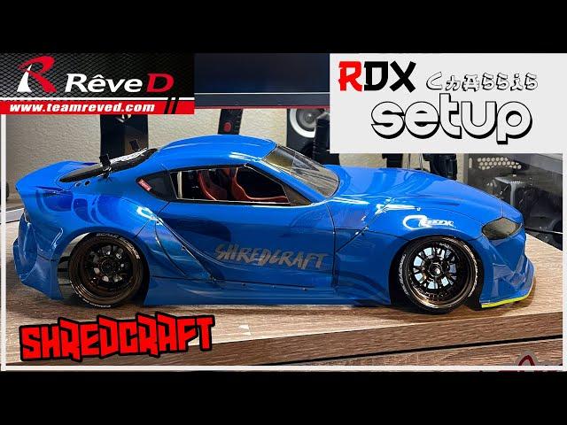 ReveD RDX RC Drift car introduction and chassis setup #rcdrifting #rcdrift