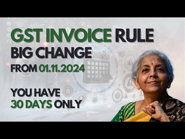 Big Change In GST Invoice Rule | GST RCM Self Invoice | Tax Invoice | Reporting In GSTR 1 | Rule 47A