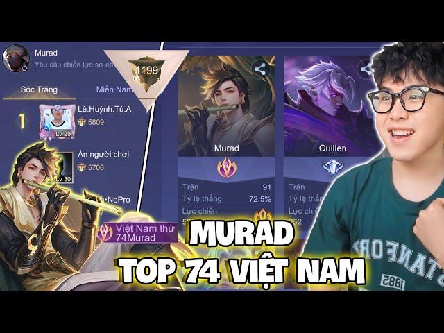 VUX MỘT ĐÊM ĐẤU ĐỈNH CAO MURAD TOP 74 VIỆT NAM COMBO ẢO ẢNH TRẢM ĐẦY KHÓ KHĂN LIÊN QUÂN MOBILE