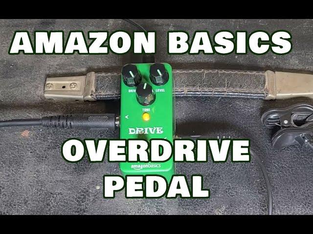 Amazon Basics Overdrive Guitar Effect Pedal - Guitar and Quick Bass Demo