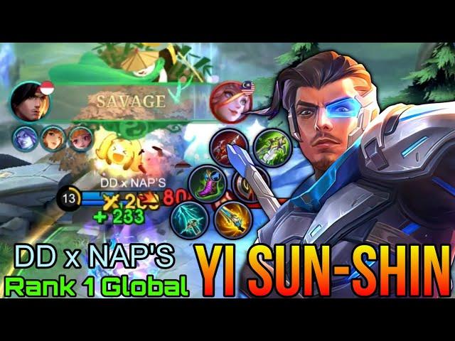 SAVAGE! Hyper YSS Aggressive Carry - Top 1 Global Yi Sun Shin by DD x NAP'S - Mobile Legends