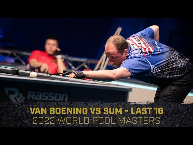 Shane Van Boening vs Lo Ho Sum | Last 16 | 2022 World Pool Masters