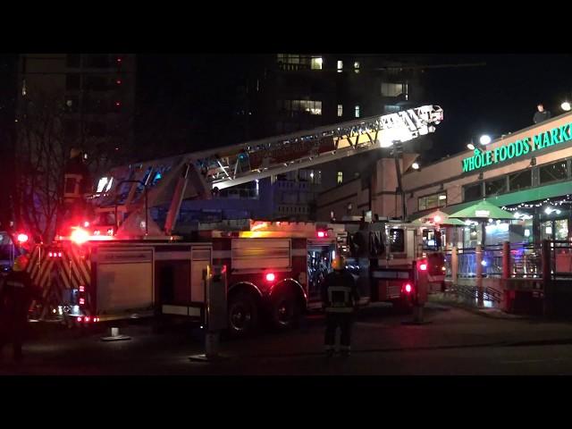 Vancouver Emergency Crews Responding to a Jumper