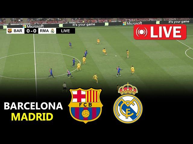 Barcelona vs Real Madrid | La Liga 2024/25 | eFootball pes 21 gameplay