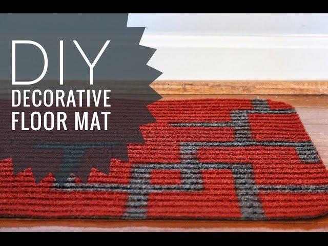 DIY | Easy & Inexpensive | Dollar Tree Floor Mat | Treshaja