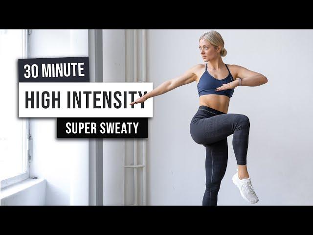 30 MIN KILLER HIIT Workout - Full Body Cardio, Burn Calories, HAVE FUN ! No Equipment, No Repeat