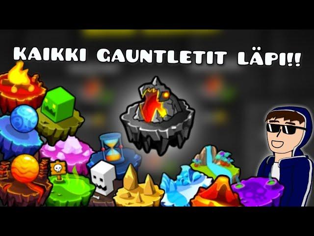 Kaikki gauntletit VEDETTY!! Vedetään DEMON GAUNTLET! | Geometry Dash Suomi