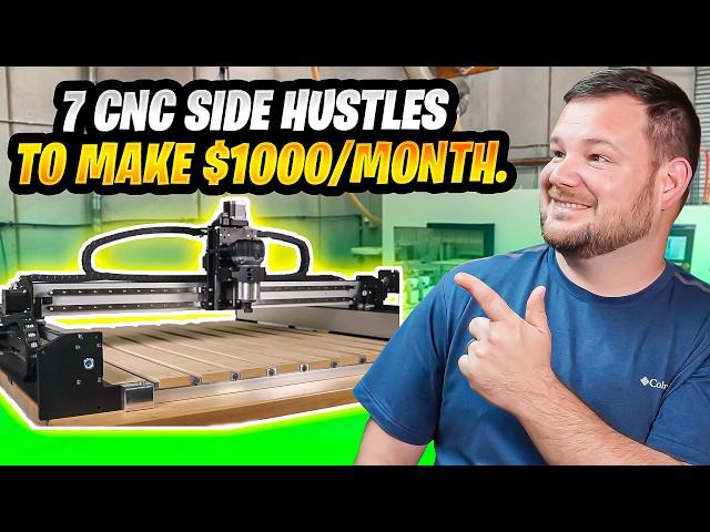 7 CNC Side Hustle Ideas to Make $1000/Month