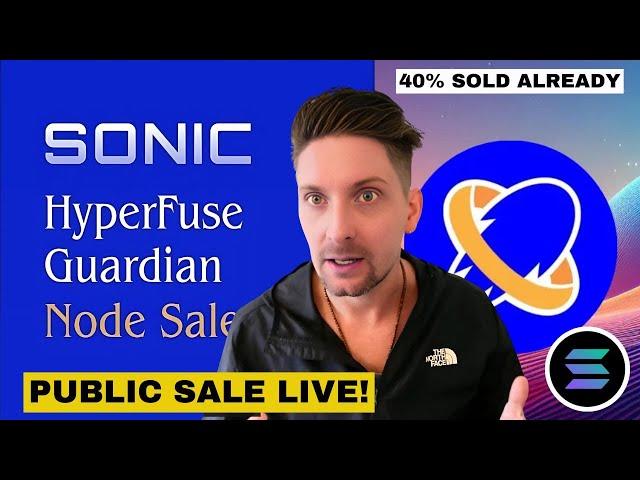 SONIC SVM NODES SALE EXPOSION! | 40% SOLD | PUBLIC SALE OPEN