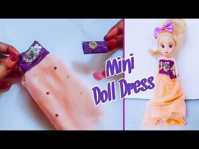 Mini Frock for Mini Barbie | Mini Doll Outfit | Harini Creations