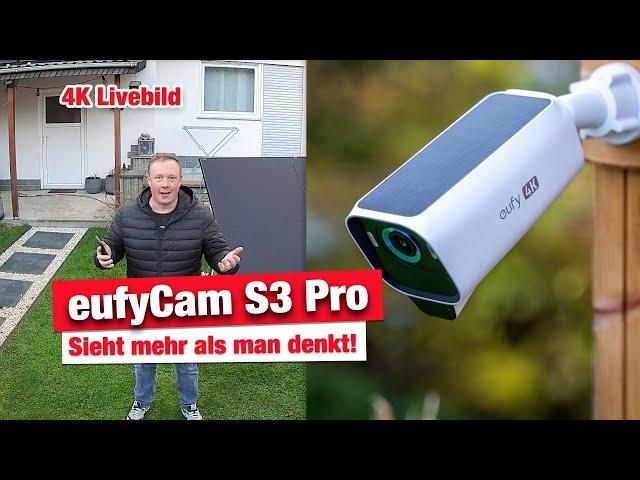 eufyCam S3 Pro - Diese kabellose 4K-Überwachungskamera lässt keine Wünsche übrig!