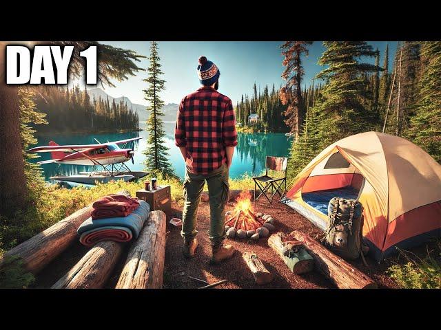 Open World Camping Survival Game with a Twist | The Gold River Project Gameplay | Part 1