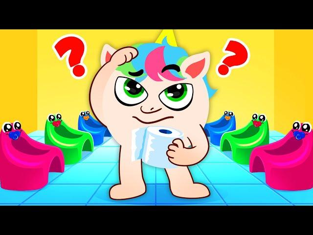 Baby Potty Training  Good Habits for Kids | Funny Song For Baby & Nursery Rhymes by Babycorn