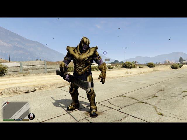 GTA 5 Thanos VS Predator Endgame