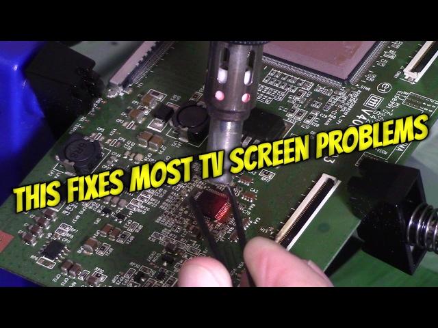 LED LCD TV REPAIR GUIDE TO FIX MOST SAMSUNG VIDEO PICTURE SCREEN PROBLEMS