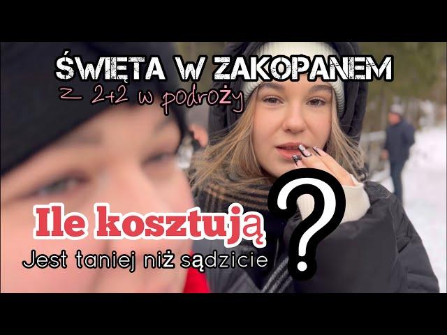 ile KOSZTUJĄ ŚWIĘTA ? W Zakopanem️ jest taniej niż sądzicie️