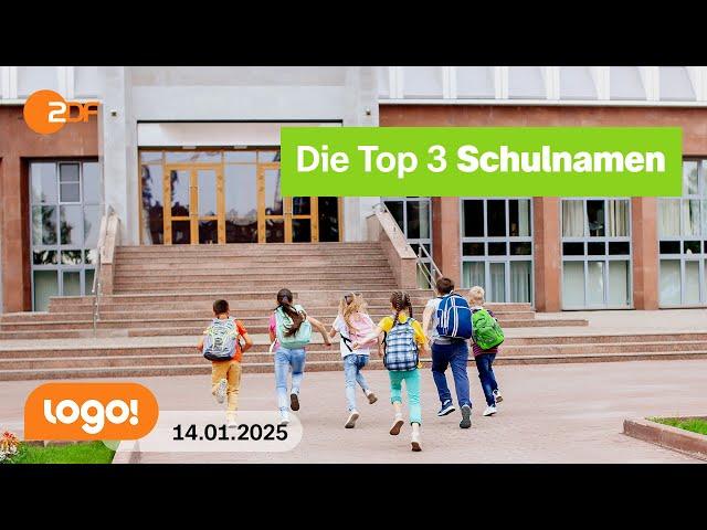 Ist eure Schule dabei? | logo!-Nachrichten vom 14.01.25