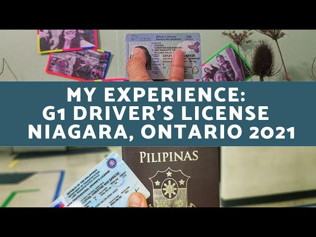 Getting G1 Driver's License -Niagara Region| My Experience| Filipino International Student in Canada