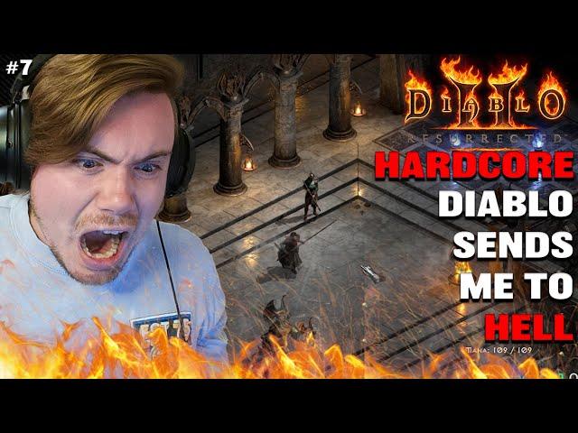 New Player Tries Diablo 2 Hardcore | Sorceress Run 1 Part 7