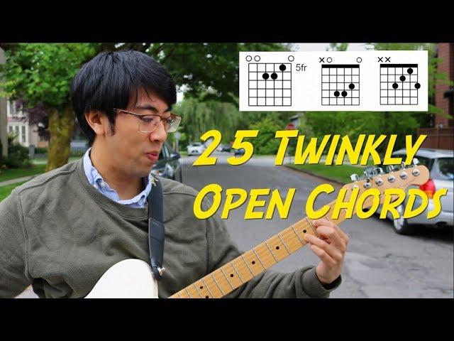 25 Twinkly Open Emo Chords In Standard